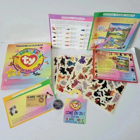 Ty Other - TY Beanie Babies First Edition Official Membership